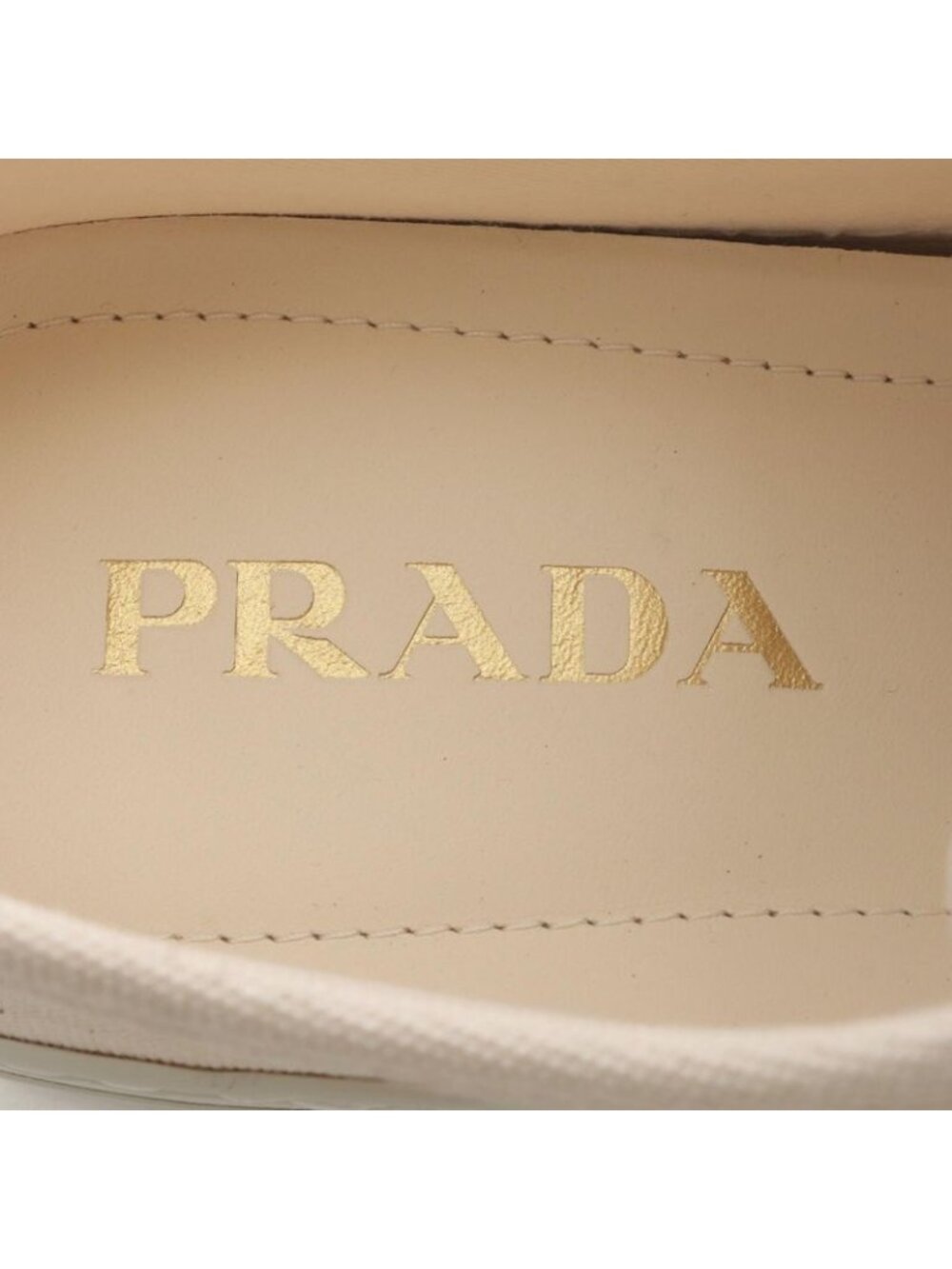 Prada Sneakers Canvas Beige 7 - Picture 5 of 7